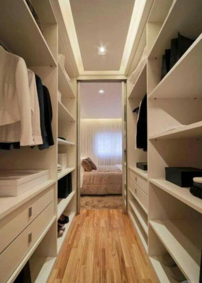 П-образная гардеробная комната в спальню Гомель